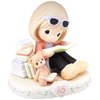 Precious Moments Growing in Grace Age 15 | Brunette Girl Bisque Porcelain Figurine | Birthday Gift | Birthday Collection | Room Decor & Gifts | Hand-Painted
