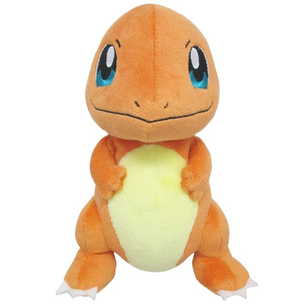 Sanei Pokemon All Star Series PP18 Charmander Stuffed Plush, 6.5"