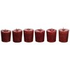 Aroma Naturals Votive Candles Essential Oil, Peace Ruby Holiday, 6 Count