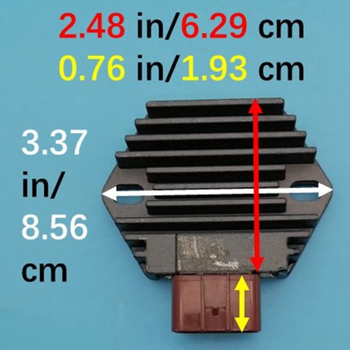 Tuzliufi Voltage Regulator Rectifier Compatible with Honda Rancher Fourtrax Foreman Shadow 350 400 450 TRX350 TRX400 TE TM FA FM FE FW TRX450 R ES S VT750 C C2 C2F CA Xl650V Crf230L 31600-KTB-003 Z54