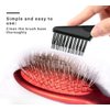 2pcs Hair Brush Cleaner Rakes, Cleaning Tool Set for Removing Hair Dust, Lint, Debris from Hairbrush, Comb, Hot-Air Brush