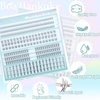 Bottom Lashes Natural 0.07 mm Thickness Bottom Lash Clusters Wispy Bottom Eyelashes 306 PCS 4 Styles Bottom Lash Extensions by Boahankuke