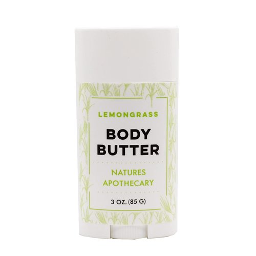 DAYSPA Body Basics Lemongrass Organic Body Butter - 24 Hour Intense Hydrating Moisturizer to Nourish and Restore Skin, Hypoallergenic, All-Natural, Plant-Derived, Made in USA