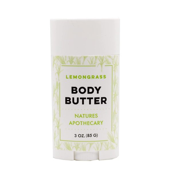 DAYSPA Body Basics Lemongrass Organic Body Butter - 24 Hour Intense Hydrating Moisturizer to Nourish and Restore Skin, Hypoallergenic, All-Natural, Plant-Derived, Made in USA