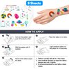 Science Temporary Tattoos Themed Birthday Party Supplies Favors Decorations Chemistry Research Scientific Cute 88PCS Tattoos Stickers Funny for Kids Girls Teens School Classroom Rewards Gifts Ideal