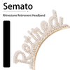 Semato Retirement Gift for Woman Black Retirement Sash & Retired Tiara Kit Happy Retirement Party Decorations Best Retirement Gifts