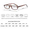 MODFANS Reading Glasses +4.0-4 Pairs Fashion Readers Narrow Frame Spring Hinge for Men Women