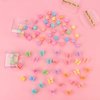 YISSION 80Pcs Mini Hair Clips for Girls Women Small Flower Hair Clips Tiny Butterfly Hair Clips 90s Hair Accessories for Girls Women with Box Package Random Bright Colors