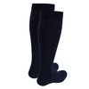 Truform Compression Socks, 15-20 mmHg, Men's Gym Socks, Knee High Over Calf Length, Navy, Small