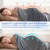 Topcee Cooling Blanket for Night Sweats Absorbs Heat to Keep Adults, Children Cool on Warm Nights, Q-Max 0.5 Cooling Blankets for Hot Sleepers, Lightweight Sofa Throw Blanket (50"x70")