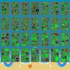 Partywind 555 Styles Glow Hawaiian Decorations for Kids Party Supplies, 56 Sheet Hawaiian Luau Temporary Tattoos with Pineapples/Flamingo/Hibiscus Flowers, Summer Beach Pool Party Decor