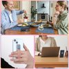 4 Pcs Phone Grip Strap Holder, Phone Holder for Hand, Phone Grip with Stand Strap Finger Loop, Adhesive Flat Cellphone Stand Handle Kickstand Case for Most Smartphones