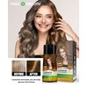 Herbishh Color Enriched Shampoo for Gray Hair - Long Lasting Hair Dye Formula and Conditioner (Golden Brown)