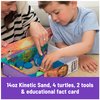 Kinetic Sand, Project Planet Turtle Beach, 14oz Play Sand, Tools & Molds, Sustainably Minded Eco Friendly Materials, Christmas Gifts for Kids Ages 3+