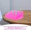 Cabilock 40 Box Lipstick Holder Case Lip Gloss Holder Jewelry Storage Case Cosmetic Display Cases Beauty Organizer 4 Rows Lipstick Holder Lipstick Display Stand Makeup Lipstick Tube