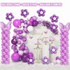 GIMCALO Balloon Column Stand Kit Set of 2, 7ft Height Adjustable Balloon Arch Kit, Metal Telescopic Pillar Balloon Stand, Birthday Party, Graduation, Wedding Christmas Decorations