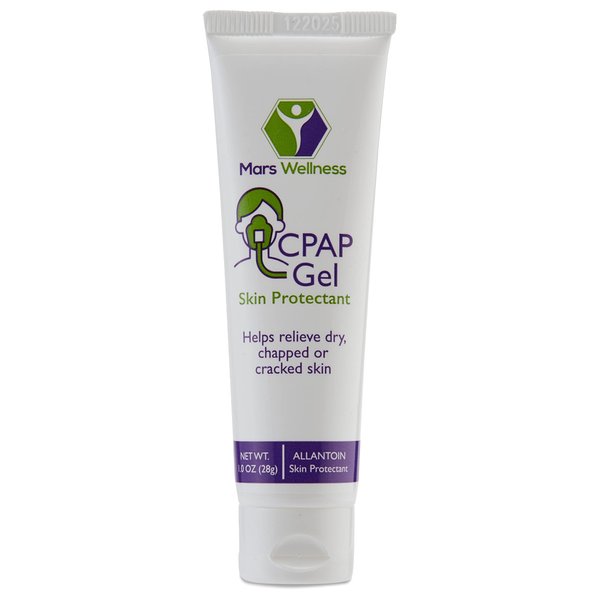 Mars Wellness CPAP Gel Skin Protectant – 1oz Before and After CPAP Mask Sealant – Soothing and Calming CPAP Nose Mask with Premium Ingredients – Ideal for Dry, Chapped, Cracked Skin - 1 Pack