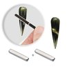 YSSZAM Silver Double Head Magnetic Wand for 3d Cats Eyes, Multifunctional and Strong Nail with Long Strip Magnet for DIY Manicure - Gel nail Polish Art Tools Sets Beauty and Personal Care