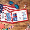 DANNEASY 12 Sheets Independence Day Nail Wraps 4th of July Nail Polish Stickers Self Adhesive Nail Polish Strips Gel Fingernail Sticker Nails for Women with Nail File, Cuticle Stick