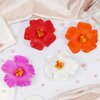 4Pcs Hawaiian Flower Hair Clips Hibiscus Hair Clip Plumeria Flower for Women Artificial Tropical Flower Clips for Beach Party favors Vacation