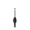 Starrett Arbor with Pilot Drill fits Hole Saw Diameter 9/16-inch - 1-3/16-inch, 11/32-inch Hex Shank