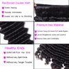 UNice Hair 10A Brazilian Deep Wave Human Hair 3 Bundles Weaves Unprocessed Real Raw Virgin Human Hair Extensions Natural Color (16 18 20)