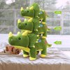 Cute Dinosaur Stuffed Animals for Girls, Dino Party Favors, Cuddly Triceratops Plush Toy for Kids & Adults, Huggable Triceratops for Baby, Birthday Xmas Gifts for Toddlers Age 3+ (Green,15 inch)