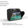 Taoke Mini 3 Pro Remote Controller Skin Case with Sunhood, Silicone Protective Cover for D JI RC (Black)