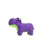 MIGHTY- Safari Junior Hippo - Squeaker-Multiple Layers. Made Durable, Strong & Tough. Interactive Play Dog Toy (Tug, Toss & Fetch). Machine Washable & Floats