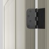 goldenwarm 3 Pack 4in Black Door Hinges Interior Door Hinges Black Matte 4 x 4 Inch with Square & Round Corners, Iron Material