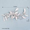 Sliver Leaf Headpiece Bridal Hair Clips Bride Comb Hair Accessories Wedding Tiara Bridal Headpiece