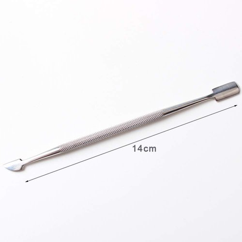 Best Cuticle Pusher and Spoon Nail Cleaner - Professional Stainless Steel Cuticle Remover, Cutter and Trimmer Manicure and Pedicure Tool – for Fingernail and Toenail Care by Malva Belle