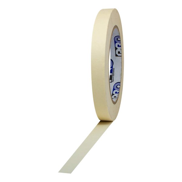 ProTapes Pro 795 Crepe Paper General Purpose Masking Tape, 60 yds Length x 1/2" Width, Tan (Pack of 1)