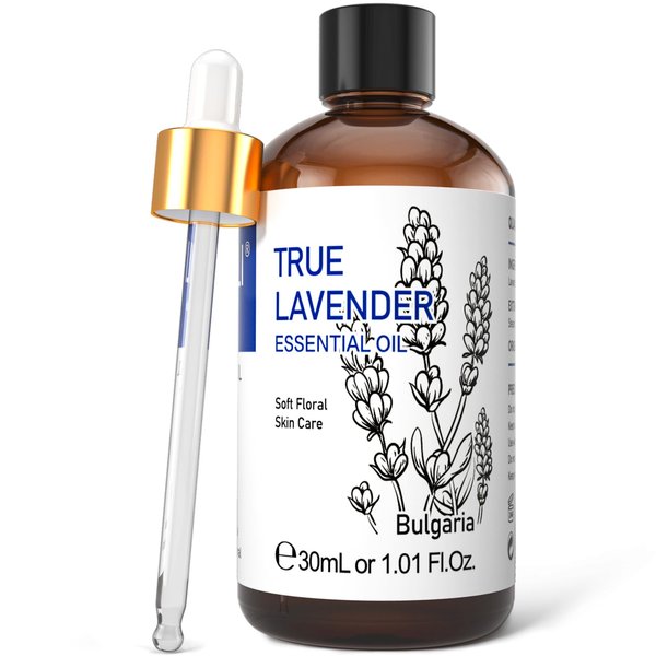HIQILI 1 Fl Oz Lavender Essential Oil Pure, 100% Pure Natural for Diffuser, Skin - 30ml