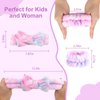 CAVETEE 9 Pcs Spa Headbands for Girls Women, Towel Headband for Washing Face, Face Wash Headband and Wristband Set, Skincare Spa Headband Clean Girl Face