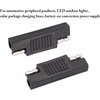zdyCGTime 4Pack SAE Connector SAE Polarity Reverse Adapter 1.9"x0.28" Gender Charger, Solar Panel Battery Power Charger SAE Male to Male Plug Changer Adapter