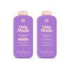 Uniq Made Straight Hair Care Set: Shampoo, Conditioner, and Treatment Mask
