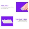 Silk Nail Wrap, Adhesive Silk Nail Protection Stickers Clear Nail Stickers UV Gel Nail Art Tools for Protecting Nails