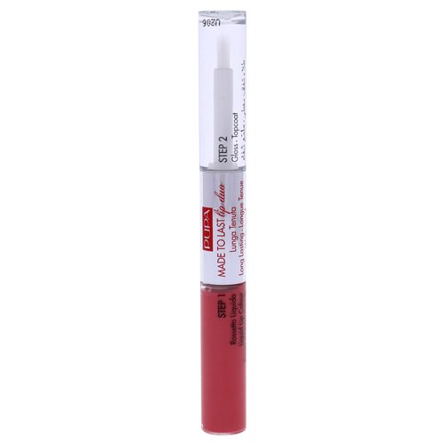 Pupa Milano Made To Last Lip Duo - Smudge-Proof Lip Color And Gloss - Highly Pigmented Shades - One Swipe Color Payoff - Gives Unrivaled Glassy Effect - Long Lasting - 008 Miami Pink - 0.13 Oz