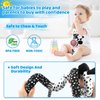 AJsupojouet Car Seat Toys Hanging and Stroller Toys for Babies 0-6 Months，High Contrast Baby Toys for Newborn 0 3 Months Brain Development,Black and White Baby Toys for Crib Mobile，Infant Ideal Gift