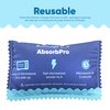 Absorb Pro Rechargeable Dehumidifier Bag 3-Pack - 100g Reusable Moisture Absorbers - Silica Gel Packets for Bins, Totes, Gun Safe, Food Storage, Clothes, Cars, and Boats