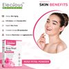 Elecious Pure Rose Petals Powder for Face, Skin and Hair Chemical-Free, Preservative Free, Non-GMO, No Artificial Color Added Moisturizes Dry Hair Cells 200gm