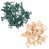 Juvale 100-Piece Army Men Toy Soldiers Playset for Boys – Small Plastic Action Figures, Military Battlefield Fort Accessories, Tanks