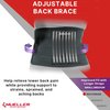 MUELLER Sports Medicine Adjustable Back Brace, Back Pain Relief Support for Men and Women, Ideal for Upper and Lower Back Pain, Sciatica, Scoliosis, Black, Small/Medium