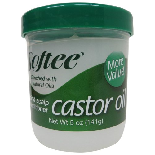 Softee Castor Oil Hair & Scalp Conditioner, 5 Ounce