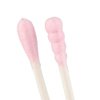 Beauty7 Double Ended Paper Stick Premium Cotton Swabs Buds Round & Spiral Shape Tip For Clean Care Beauty Makeup Cosmetic Tool (Pink, 200 Count)