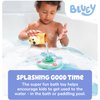Tomy Toomies Bingo Bath Toys with Pourer and Float with Water Wheel – Sensory Water Toys – Officially Licensed Bluey Toys – Bath Toys for Babies + 18 Months, E73636
