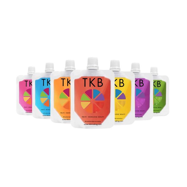 TKB Jelly Gloss (Flexagel)| Lip Gloss Base for DIY Lip Gloss| Ready-to-Wear| Moisturizing, High Shine, Fruity Scent, Vegan, Gluten and Cruelty free| Made in USA. (Jelly Gloss Kit, 1 oz (Pack of 7))