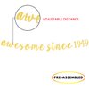 Awesome Since 1949 Banner Pre-strung Happy 75th Birthday Banner Gold Glittery 75 Seventy Five Years Old Birthday Party Decorations for Men Women