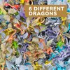 Bulk Toys - 2 Inch Dragon Toys - 24 Pcs Dragon Playset for Party Favors - Pinata Stuffers - Goodie Bag Supplies - Bulk Gifts for Kids - Vending Machine Toys - Easter Gifts for Kids